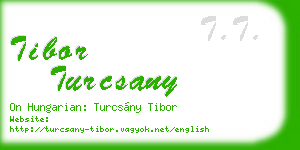 tibor turcsany business card